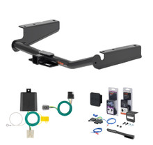 2020 - 2026 Toyota Highlander Excluding XSE Curt 2" Class 3 Trailer Tow Hitch + 5-Flat Wiring Kit Tow Boat/Utility Trailer with Surge Brakes 13460-5