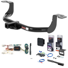 11 - 14 Acura TSX Wagon Curt 1-1/4" Class 1 Trailer Tow Hitch + 5-Flat Wiring Kit Tow Boat/Utility Trailer with Surge Brakes 11085