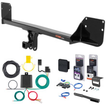 12 - 13 Mercury Cooper 2-door hatchback, excluding 'S' model Curt 1-1/4" Class 1 Trailer Tow Hitch + 5-Flat Wiring Kit Tow Boat/Utility Trailer with Surge Brakes 11272