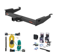 2003 - 2024 GMC Savana 3500 Excluding cutaway models Curt 2" Class 5 Trailer Tow Hitch + 5-Flat Wiring Kit Tow Boat/Utility Trailer with Surge Brakes 15320