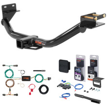 14 - 15 Kia Sorento SX Limited 2.0L and
 EX 2.0L models only Curt 2" Class 3 Trailer Tow Hitch + 5-Flat Wiring Kit Tow Boat/Utility Trailer with Surge Brakes 13152