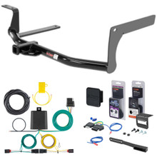 12 - 15 Volkswagen Passat Sedan, excluding TDI Curt 1-1/4" Class 1 Trailer Tow Hitch + 5-Flat Wiring Kit Tow Boat/Utility Trailer with Surge Brakes 11232