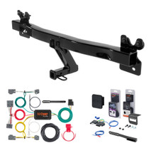 2009 - 2016 Volvo XC70 Curt 1-1/4" Class 2 Trailer Tow Hitch + 5-Flat Wiring Kit Tow Boat/Utility Trailer with Surge Brakes 12066