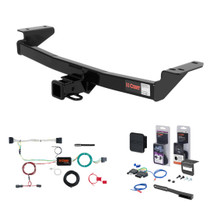 2011 - 2015 Kia Sportage Excluding SX models Curt 2" Class 3 Trailer Tow Hitch + 5-Flat Wiring Kit Tow Boat/Utility Trailer with Surge Brakes 13066