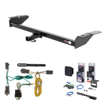 1992 - 1997 Mercury Grand Marquis Sedan Curt 1-1/4" Class 2 Trailer Tow Hitch + 5-Flat Wiring Kit Tow Boat/Utility Trailer with Surge Brakes 12130