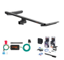 2018 - 2026 Honda Odyssey Curt 2" Class 3 Trailer Tow Hitch + 5-Flat Wiring Kit Tow Boat/Utility Trailer with Surge Brakes 13523