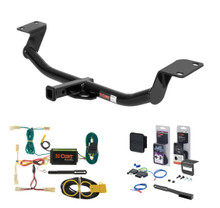 2003 - 2010 Pontiac Vibe GT Curt 1-1/4" Class 2 Trailer Tow Hitch + 5-Flat Wiring Kit Tow Boat/Utility Trailer with Surge Brakes 12221