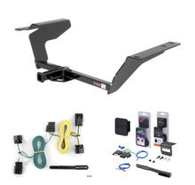 2005 - 2006 Pontiac Pursuit Sedan, GT Curt 1-1/4" Class 1 Trailer Tow Hitch + 5-Flat Wiring Kit Tow Boat/Utility Trailer with Surge Brakes 11447