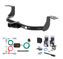 2011 - 2012 Honda Accord Coupe Curt 1-1/4" Class 1 Trailer Tow Hitch + 5-Flat Wiring Kit Tow Boat/Utility Trailer with Surge Brakes 11085