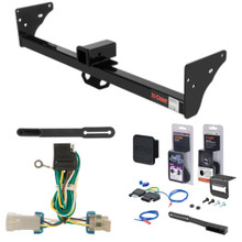 98 - 04 GMC Sonoma With roll pan bumper Curt 2" Class 3 Trailer Tow Hitch + 5-Flat Wiring Kit Tow Boat/Utility Trailer with Surge Brakes 13920