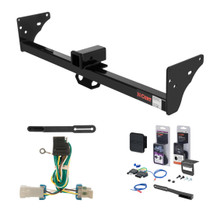 1998 - 2004 GMC Sonoma With roll pan bumper Curt 2" Class 3 Trailer Tow Hitch + 5-Flat Wiring Kit Tow Boat/Utility Trailer with Surge Brakes 13920