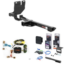 07 - 12 Nissan Versa Hatchback Curt 1-1/4" Class 1 Trailer Tow Hitch + 5-Flat Wiring Kit Tow Boat/Utility Trailer with Surge Brakes 11348