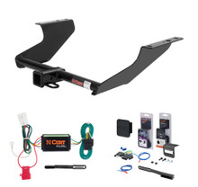 2009 - 2013 Subaru Forester Curt 2" Class 3 Trailer Tow Hitch + 5-Flat Wiring Kit Tow Boat/Utility Trailer with Surge Brakes 13147