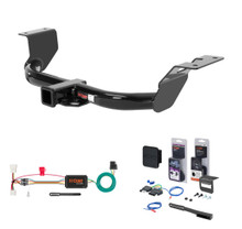 2012 - 2016 Honda CR-V Curt 2" Class 3 Trailer Tow Hitch + 5-Flat Wiring Kit Tow Boat/Utility Trailer with Surge Brakes 13119