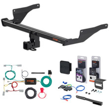 2016 Mazda CX-5 Excluding diesel Curt 2" Class 3 Trailer Tow Hitch + 5-Flat Wiring Kit Tow Boat/Utility Trailer with Surge Brakes 13315