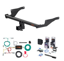 2016 Mazda CX-5 Excluding diesel Curt 2" Class 3 Trailer Tow Hitch + 5-Flat Wiring Kit Tow Boat/Utility Trailer with Surge Brakes 13315
