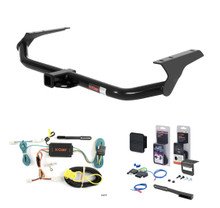 2009 - 2016 Toyota Venza Curt 2" Class 3 Trailer Tow Hitch + 5-Flat Wiring Kit Tow Boat/Utility Trailer with Surge Brakes 13356