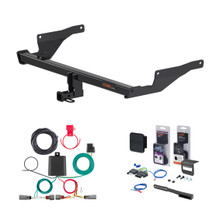 2022 - 2024 Mazda CX-5 Curt 1-1/4" Class 2 Trailer Tow Hitch + 5-Flat Wiring Kit Tow Boat/Utility Trailer with Surge Brakes 12170