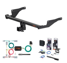 2013 - 2015 Mazda CX-5 Excluding diesel Curt 2" Class 3 Trailer Tow Hitch + 5-Flat Wiring Kit Tow Boat/Utility Trailer with Surge Brakes 13315