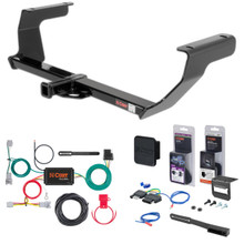 12 - 16 Subaru Impreza Hatchback, excluding WRX and WRX STI Curt 1-1/4" Class 1 Trailer Tow Hitch + 5-Flat Wiring Kit Tow Boat/Utility Trailer with Surge Brakes 11286