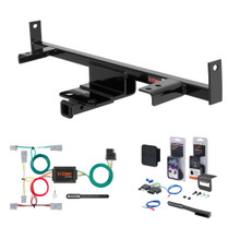 2004 - 2009 Mazda 3 Sedan Curt 1-1/4" Class 1 Trailer Tow Hitch + 5-Flat Wiring Kit Tow Boat/Utility Trailer with Surge Brakes 11386