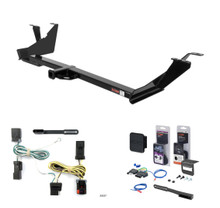 2004 - 2007 Dodge Caravan With Stow'n Go Curt 1-1/4" Class 2 Trailer Tow Hitch + 5-Flat Wiring Kit Tow Boat/Utility Trailer with Surge Brakes 12289