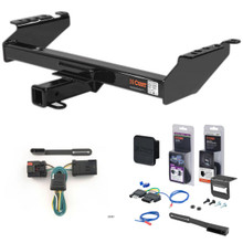 68 - 02 Dodge Ram 2500 Excluding roll pan bumper Curt 2" Class 4 Trailer Tow Hitch + 5-Flat Wiring Kit Tow Boat/Utility Trailer with Surge Brakes 14001