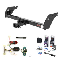 1995 - 2004 Toyota Tacoma Curt 2" Class 3 Trailer Tow Hitch + 5-Flat Wiring Kit Tow Boat/Utility Trailer with Surge Brakes 13013-1