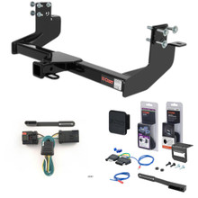 03 - 06 Dodge Sprinter 3500 118" and 140" WB with single rear wheels, 158" WB Curt 2" Class 4 Trailer Tow Hitch + 5-Flat Wiring Kit Tow Boat/Utility Trailer with Surge Brakes 14250