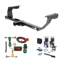 2008 - 2011 Subaru Impreza Hatchback, single exhaust Curt 1-1/4" Class 1 Trailer Tow Hitch + 5-Flat Wiring Kit Tow Boat/Utility Trailer with Surge Brakes 11315