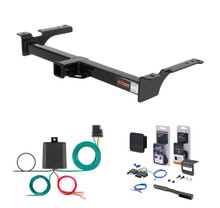 1975 - 1991 Ford Econoline van Curt 2" Class 4 Trailer Tow Hitch + 5-Flat Wiring Kit Tow Boat/Utility Trailer with Surge Brakes 14053