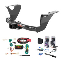 2015 - 2019 Subaru Legacy Sedan Curt 2" Class 3 Trailer Tow Hitch + 5-Flat Wiring Kit Tow Boat/Utility Trailer with Surge Brakes 13390