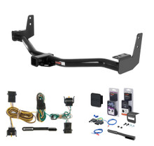 1998 - 2002 Lincoln Navigator Curt 2" Class 3 Trailer Tow Hitch + 5-Flat Wiring Kit Tow Boat/Utility Trailer with Surge Brakes 13125