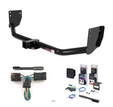 2007 - 2009 Chrysler Aspen Curt 2" Class 3 Trailer Tow Hitch + 5-Flat Wiring Kit Tow Boat/Utility Trailer with Surge Brakes 13296