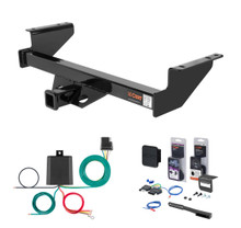 2003 - 2006 Toyota Tundra #13180 will not fit with towable bumper mount Curt 2" Class 3 Trailer Tow Hitch + 5-Flat Wiring Kit Tow Boat/Utility Trailer with Surge Brakes 13184