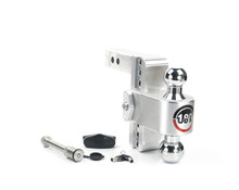 Weigh Safe 180 Hitch - Drop Hitch w/Chrome Combo Ball - 6" Drop for 2" Shank w/Hitch Pin CTB6-2-KA