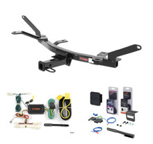 2006 - 2009 Mazda 6 Sedan Curt 1-1/4" Class 1 Trailer Tow Hitch + 5-Flat Wiring Kit Tow Boat/Utility Trailer with Surge Brakes 11329