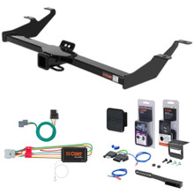 07 - 11 Honda Element Excluding SC Curt 2" Class 3 Trailer Tow Hitch + 5-Flat Wiring Kit Tow Boat/Utility Trailer with Surge Brakes 13574