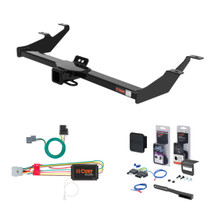2007 - 2011 Honda Element Excluding SC Curt 2" Class 3 Trailer Tow Hitch + 5-Flat Wiring Kit Tow Boat/Utility Trailer with Surge Brakes 13574