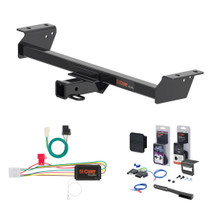 2020 - 2021 Lexus RX350 Curt 2" Class 3 Trailer Tow Hitch + 5-Flat Wiring Kit Tow Boat/Utility Trailer with Surge Brakes 13515