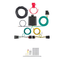 CURT Custom Wiring Harness, 4-Way Flat Output, Select Volkswagen Passat Trailer Connector Kit