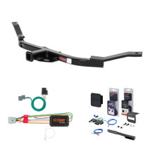 2007 - 2011 Honda Element Excluding SC Curt 1-1/4" Class 1 Trailer Tow Hitch + 5-Flat Wiring Kit Tow Boat/Utility Trailer with Surge Brakes 11700