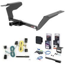 07 - 10 Pontiac G5 Sedan Curt 1-1/4" Class 1 Trailer Tow Hitch + 5-Flat Wiring Kit Tow Boat/Utility Trailer with Surge Brakes 11447