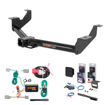 2014 - 2023 Ford Transit Connect Curt 2" Class 3 Trailer Tow Hitch + 5-Flat Wiring Kit Tow Boat/Utility Trailer with Surge Brakes 13167