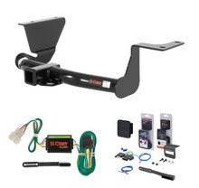 2007 - 2011 Honda CR-V Curt 2" Class 3 Trailer Tow Hitch + 5-Flat Wiring Kit Tow Boat/Utility Trailer with Surge Brakes 13555