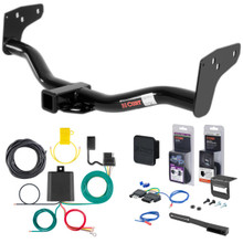 82 - 84 Chevrolet S10 Curt 2" Class 3 Trailer Tow Hitch + 5-Flat Wiring Kit Tow Boat/Utility Trailer with Surge Brakes 13132