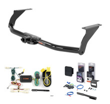 2014 - 2018 Mazda 3 Sedan Curt 1-1/4" Class 1 Trailer Tow Hitch + 5-Flat Wiring Kit Tow Boat/Utility Trailer with Surge Brakes 11377