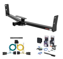 2010 - 2017 Chevrolet Equinox Curt 1-1/4" Class 2 Trailer Tow Hitch + 5-Flat Wiring Kit Tow Boat/Utility Trailer with Surge Brakes 12291