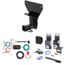 2014 Infiniti Q60 Coupe Curt 1-1/4" Class 1 Trailer Tow Hitch + 5-Flat Wiring Kit Tow Boat/Utility Trailer with Surge Brakes 11493