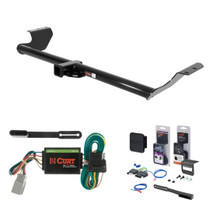 1999 - 2004 Honda Odyssey Curt 2" Class 3 Trailer Tow Hitch + 5-Flat Wiring Kit Tow Boat/Utility Trailer with Surge Brakes 13068